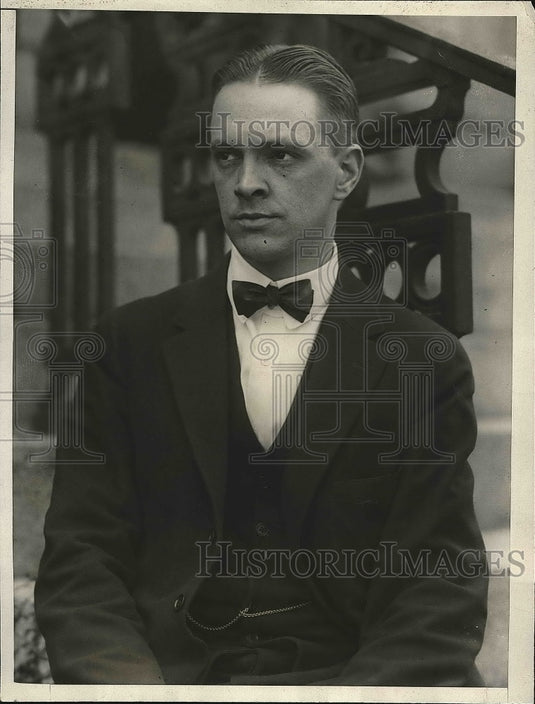 1925 Harvard's Secretary For Student Employment Walker W. Daly - Historic Images