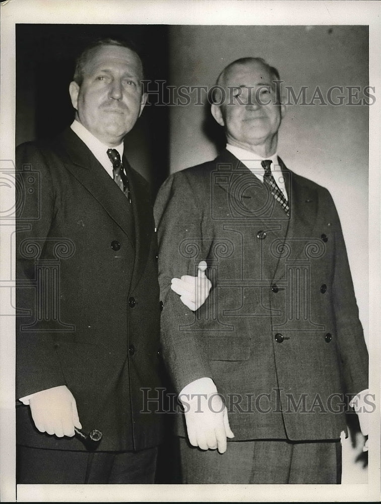 1938 James J. Hines District Leader & Lloyd Paul Stryker In Court - Historic Images