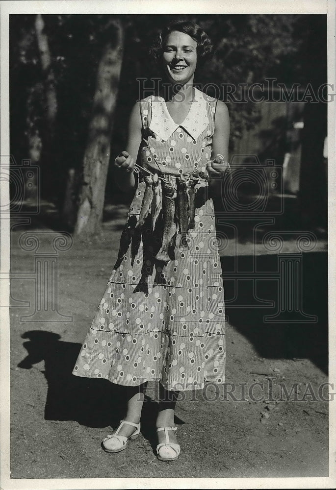 1933 University of California Student Jean Husted  - Historic Images