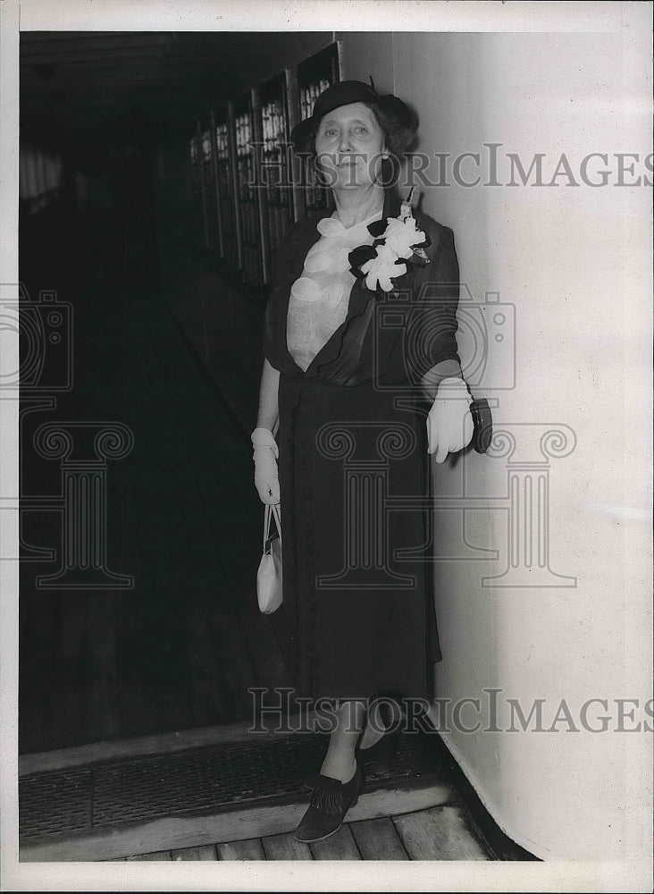 1937 Press Photo Margaret M. Hanna Newly Appointed U.S. Counsel At Geneva - Historic Images
