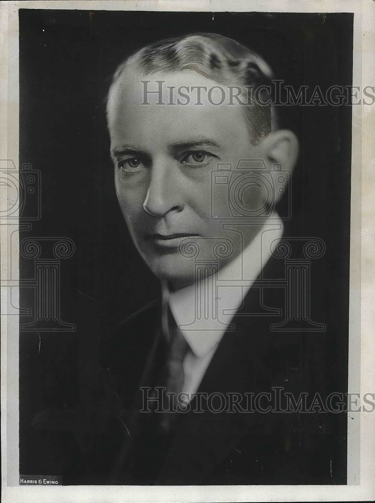 1934 Press Photo Dr Albert Ross Hill Educator President University Of Missouri - Historic Images