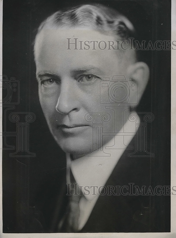 1934 Press Photo Dr Albert Ross Hill Candidate Fusion Citizens Party Governor - Historic Images