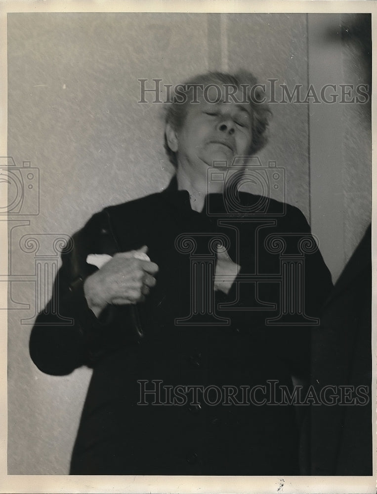 1938 Press Photo Mrs. Corn Treuba Hebner Arrested For Murder In Miami Florida - Historic Images