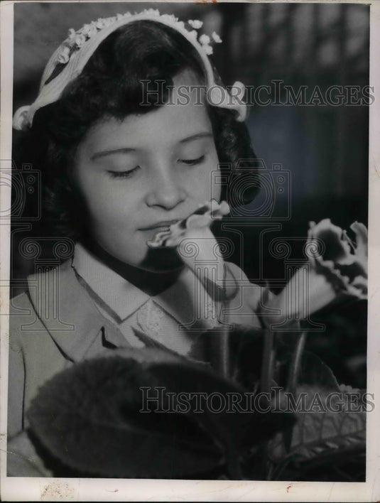 1957 Press Photo Suzanne Wolf, Pat Stevens Model - nea69377 - Historic Images