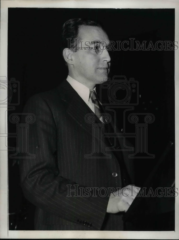 1939 Social Security board member Arthur J. Altmeyer in D.C. - Historic Images
