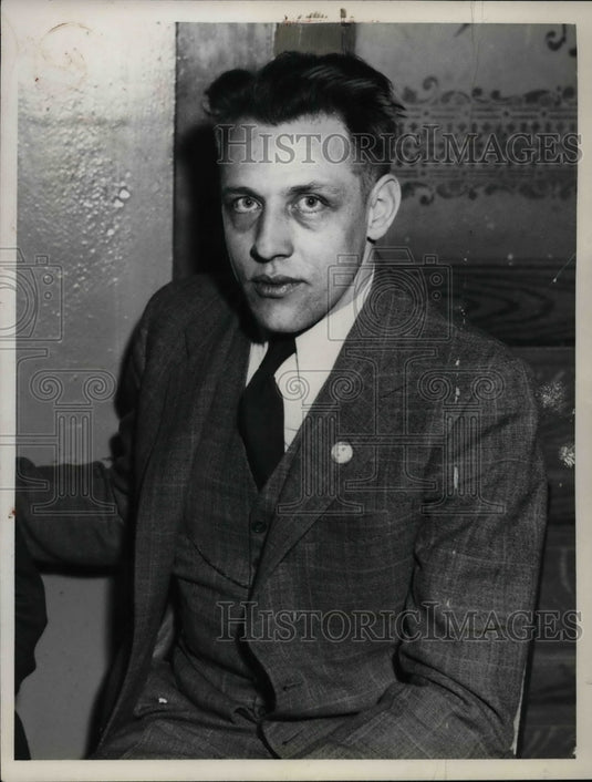 1936 Press Photo Stephen Amann, Socialist State Convention, Congress at Large - Historic Images