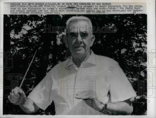 1966 Joseph Maddy Music Education  - Historic Images