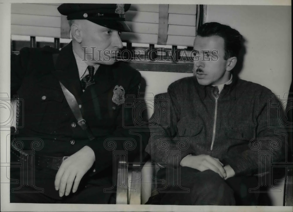 1939 Press Photo Ernest John Mane Under arrest - nea69511 - Historic Images