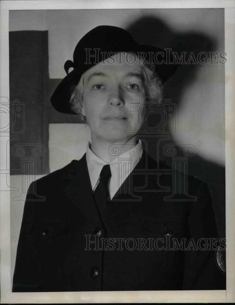 1941 Press Photo Miss Gertrude Madley, Chief Nurse - nea69741 - Historic Images