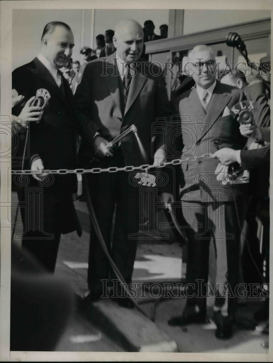 1936 Calif. Gov Frank Merraim, EL Kelly,CH Purcell  - Historic Images