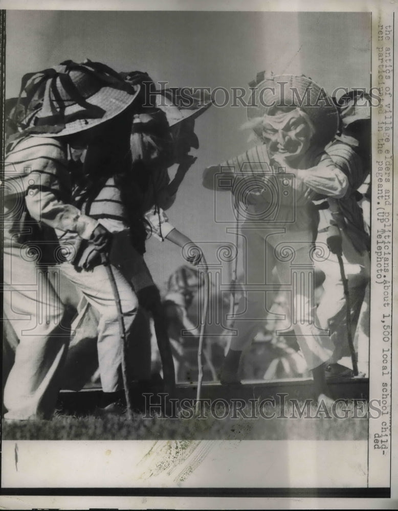 1957 Press Photo 1,500 School Children in Pageant - nea69796 - Historic Images