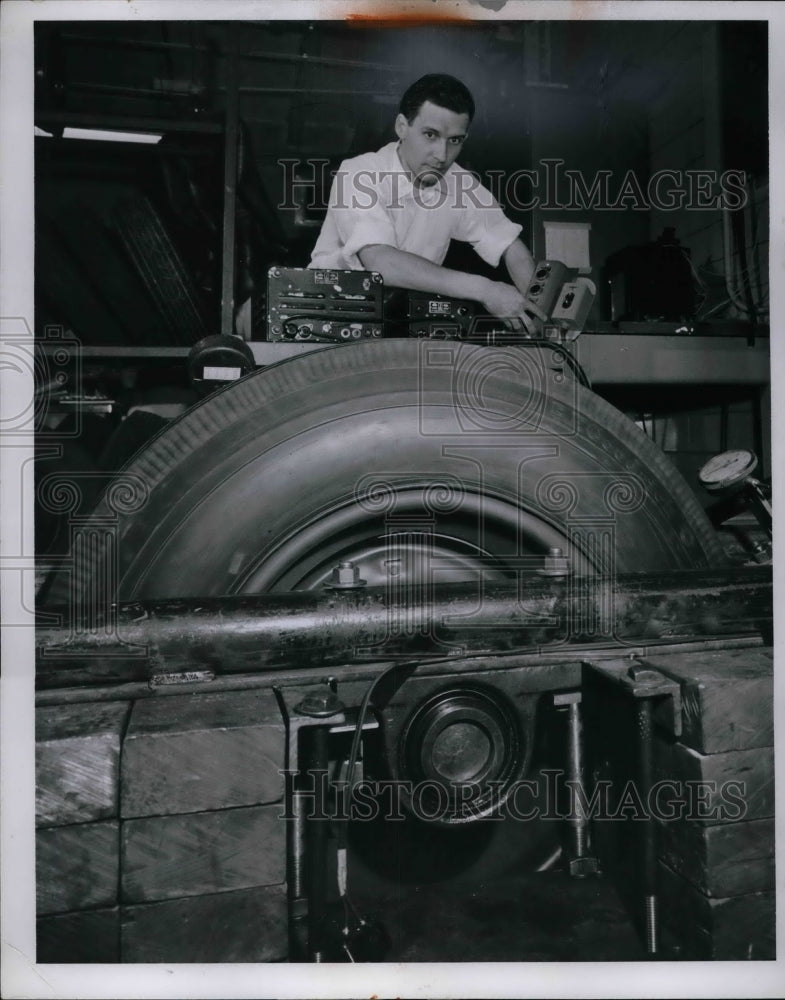 1957 Peter R Folisnow Working  - Historic Images