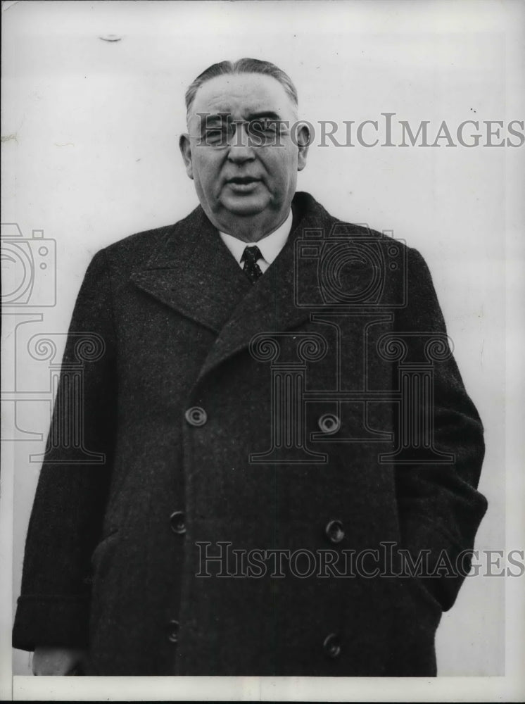 1935 Press Photo Colonel Wood Axton Tobacco Manufacturer - nea69830 - Historic Images