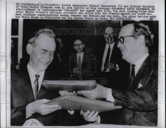 1967 Soviet Ambassador Mikhail Smirnovsky  - Historic Images