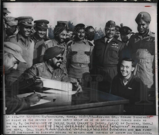 1953 Cpl. Edward Dickenson is turned over to the U.S.  - Historic Images