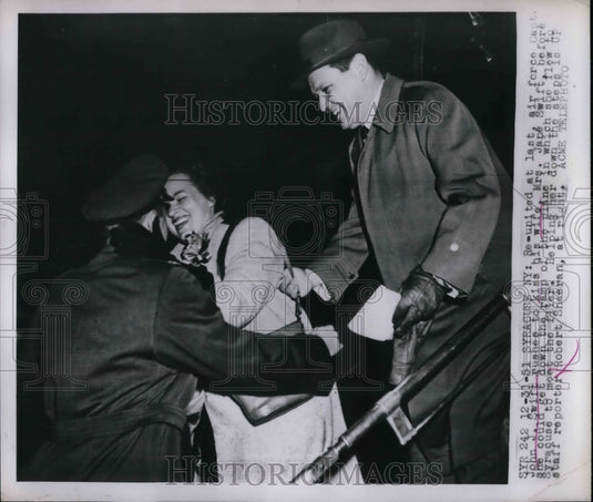 1951 Capt. John J. Swift Reunited Wife Jane Swift, Robert Sheeran - Historic Images