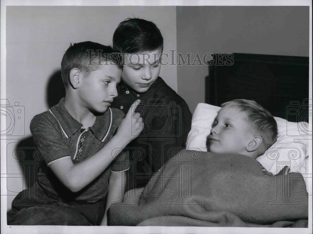 1962 Press Photo Mike Grebenik, Neal Larimore &amp; John August - nea70038-Historic Images