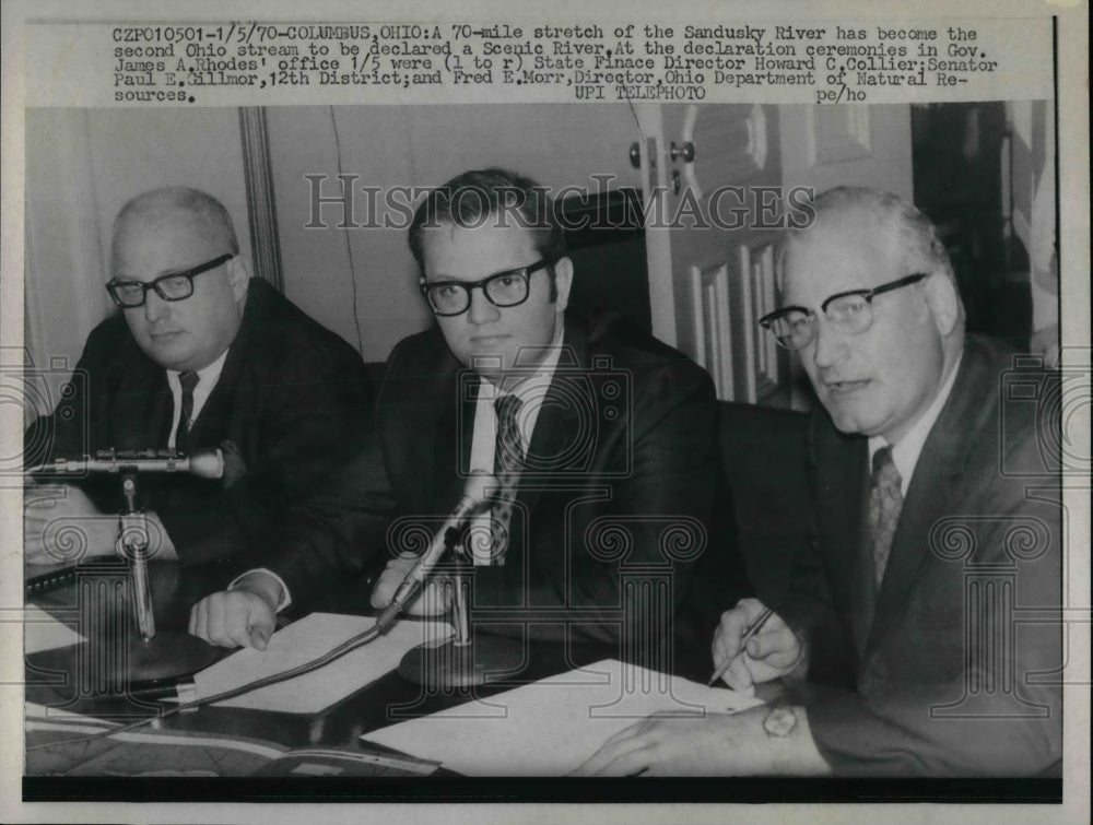 1970 Press Photo Declaration of Sandusky River as Ohio Stream a Scenic River. - Historic Images