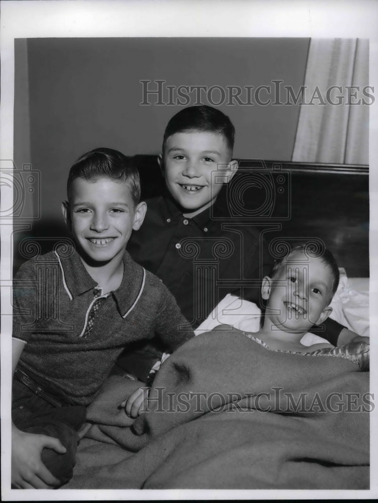 1962 Press Photo Mike Grebenils, Neal Larimore and Jon August. - nea70175 - Historic Images