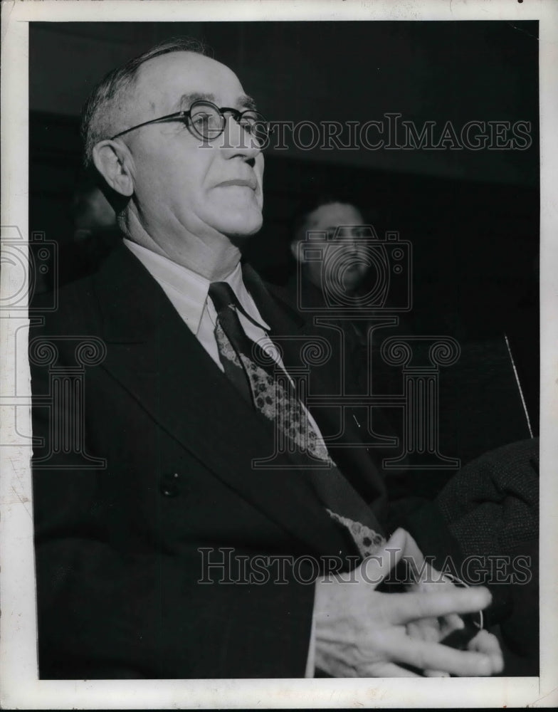 1942 Press Photo William Harms, Mayor of Hastings - nea70266-Historic Images