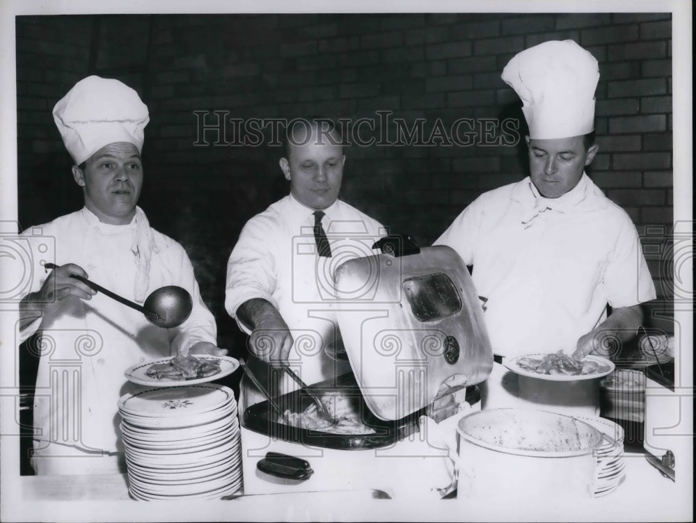 1960 Chefs at Alta House, V Ammarino, Paul Minnillo, H Sciulli - Historic Images