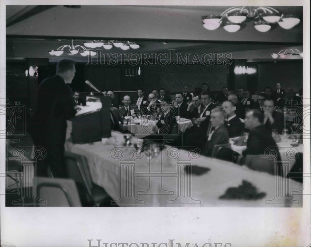 1967 Roland Hamilton Meeting of Franklin Oil Corporation  - Historic Images