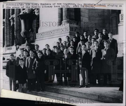 1949 Students of Boy Choir School  - Historic Images
