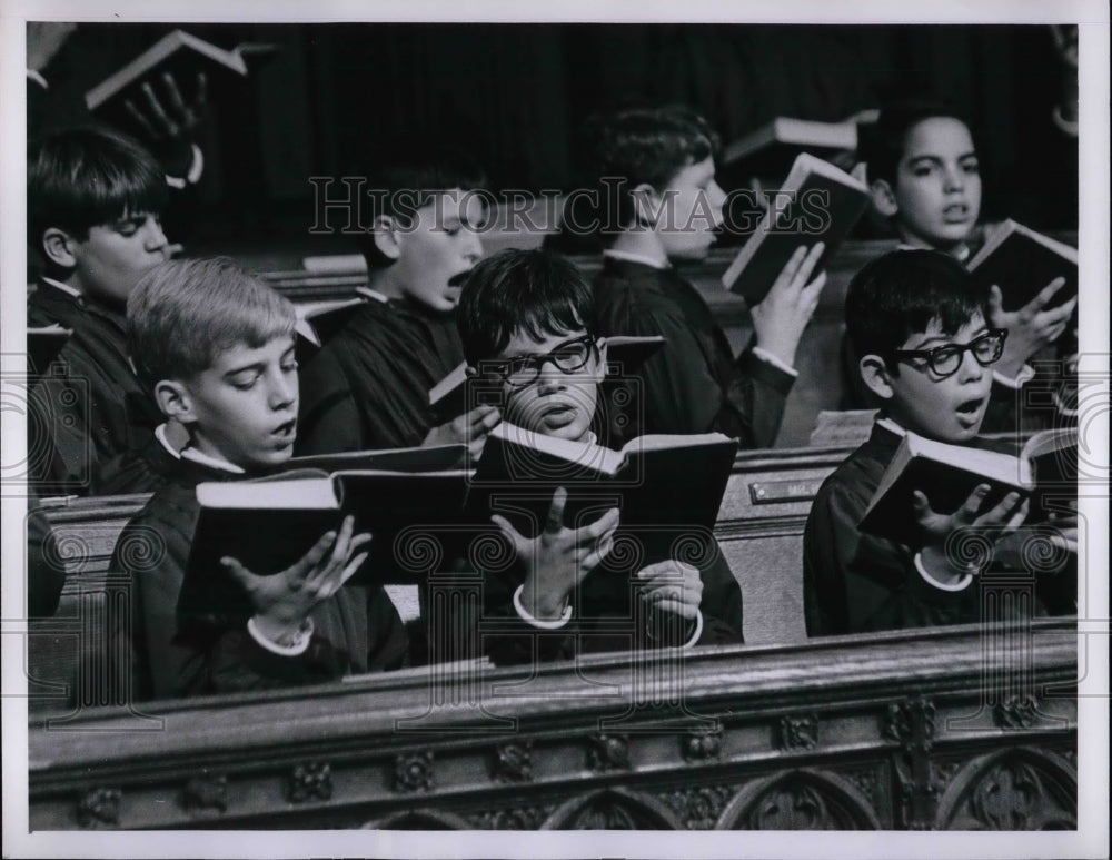 1968 Boys choir at Washington National Cathedral  - Historic Images
