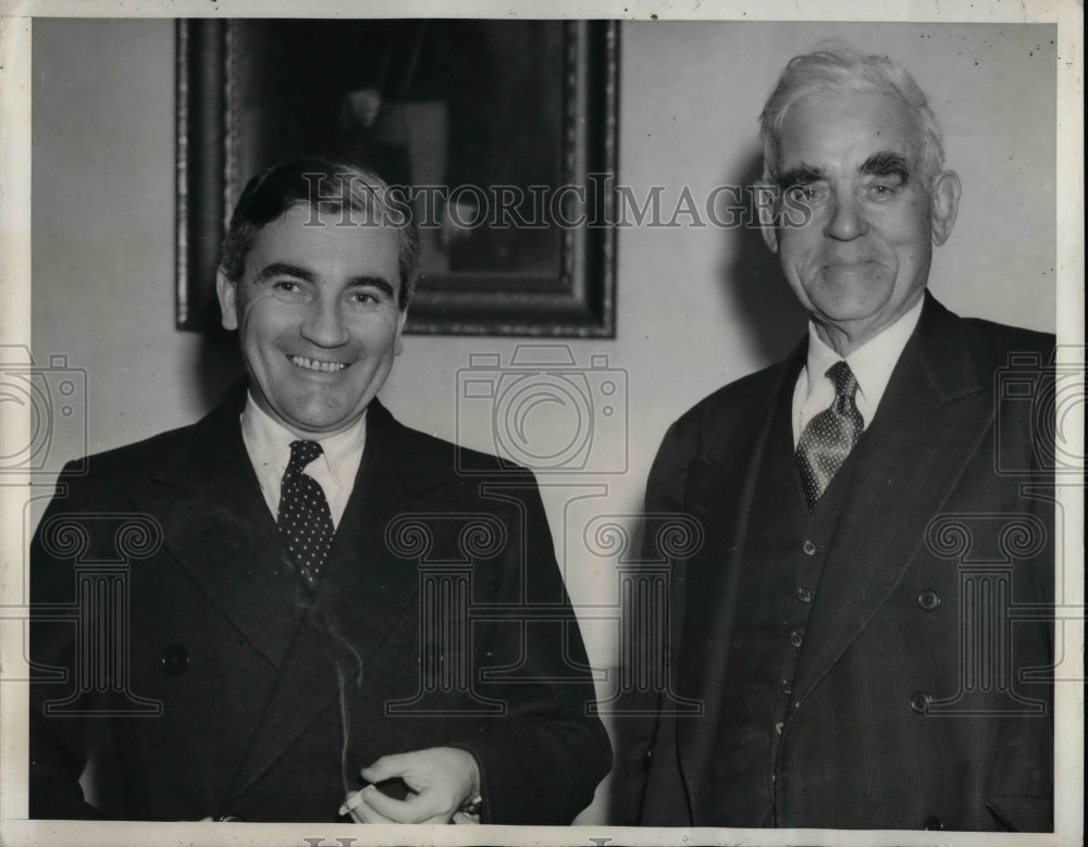 1939 Paul McGuire, Attorney Joseph Scott, LA Catholic Guild Lecture - Historic Images