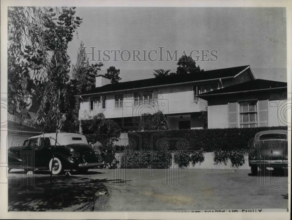 1940 Press Photo Home of family of kidnapped 3-year-old Marc De Tristan, Jr. - Historic Images