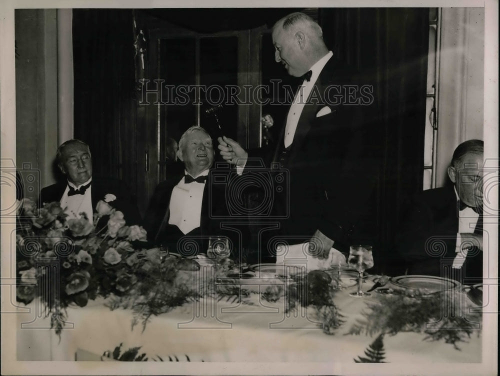 1936 Vice President John Nance Garner, James W Gerard, James Farley - Historic Images