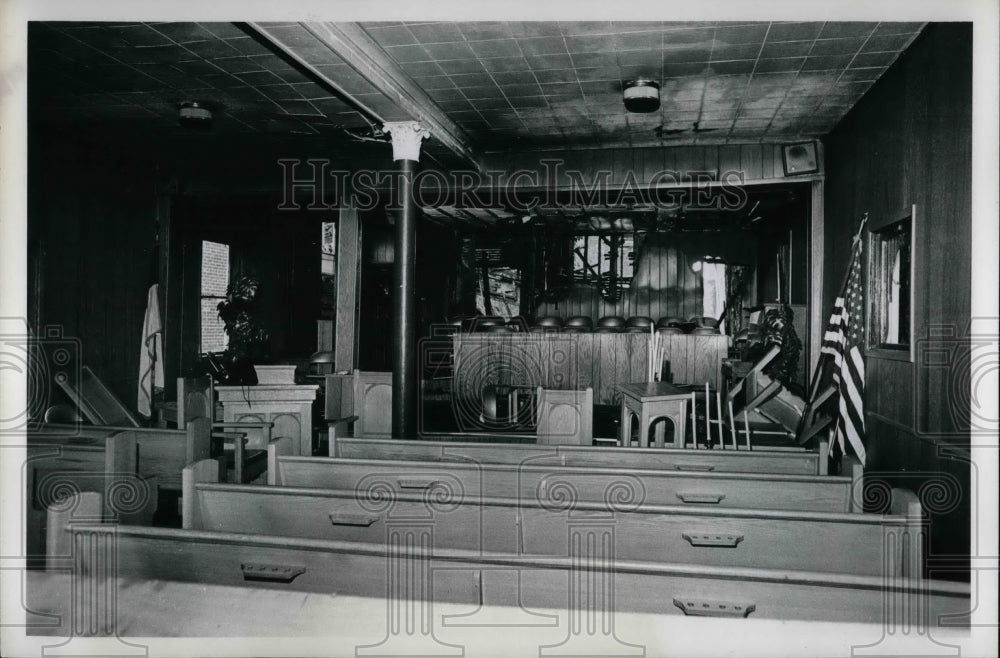1974 Fire damage at Bethlehem Baptist Church  - Historic Images