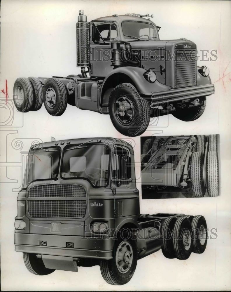 1960 An artists rendition of a diesel truck  - Historic Images