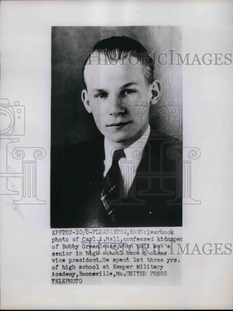 1953 Confessed kidnapper Bobby Greenlease  - Historic Images
