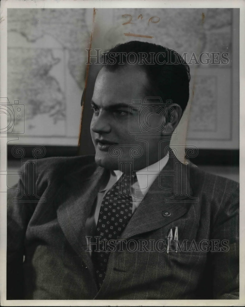 1939 Press Photo Don Harris, National Director PWOC - nea70908 - Historic Images