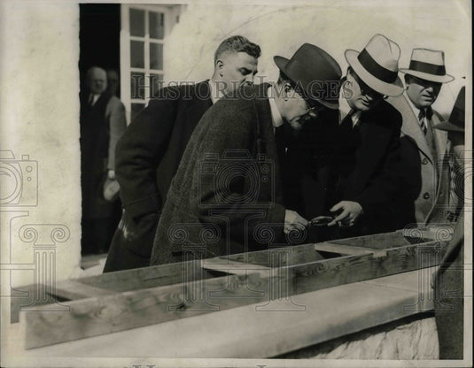 1932 Ted Leedon, Prosecutor Erwin Marshall & Asst. Prosecutor - Historic Images