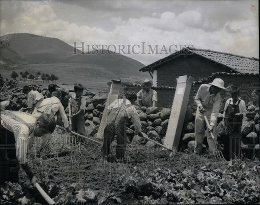1960 Press Photo A rural youth club in Mexico - Historic Images