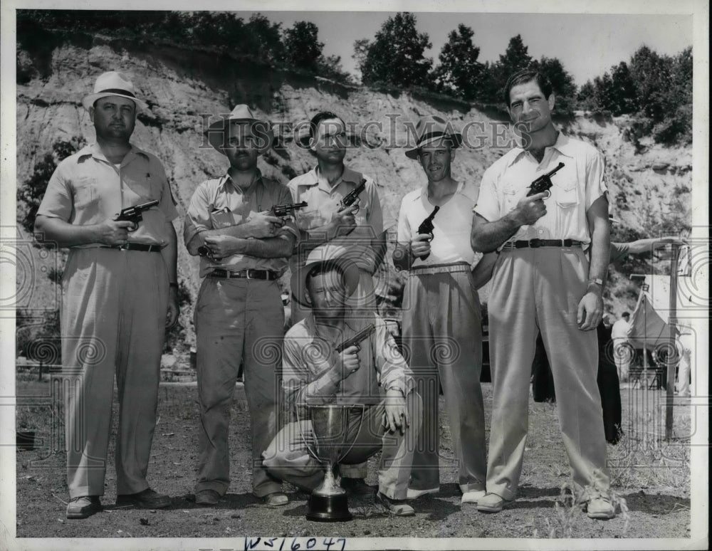 1939 Press Photo D.C. Pistol team, Harton,Scholey,Hayette, Bennett, Gooss,Parker - Historic Images