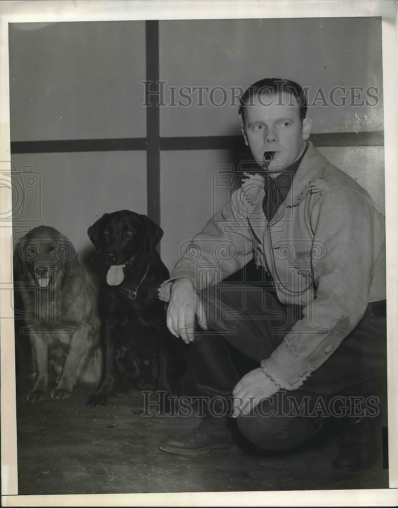1940 Dog Trainer Frank Hogan  - Historic Images