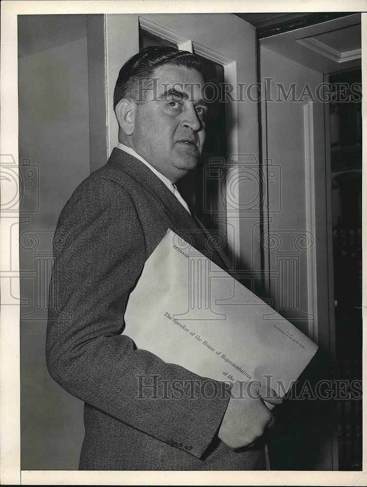 1955 White House Messenger Herbert Miller Leaves White House - Historic Images