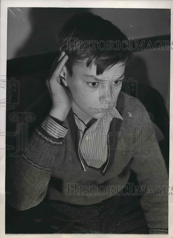 1937 Press Photo Gervase Blake Ward Of Juvenile Court Probation For Burglary - Historic Images