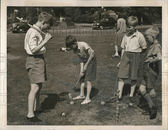 1940 Peter Bishop, Graham Ardouin, John Stephen, Alan Ardouin - Historic Images