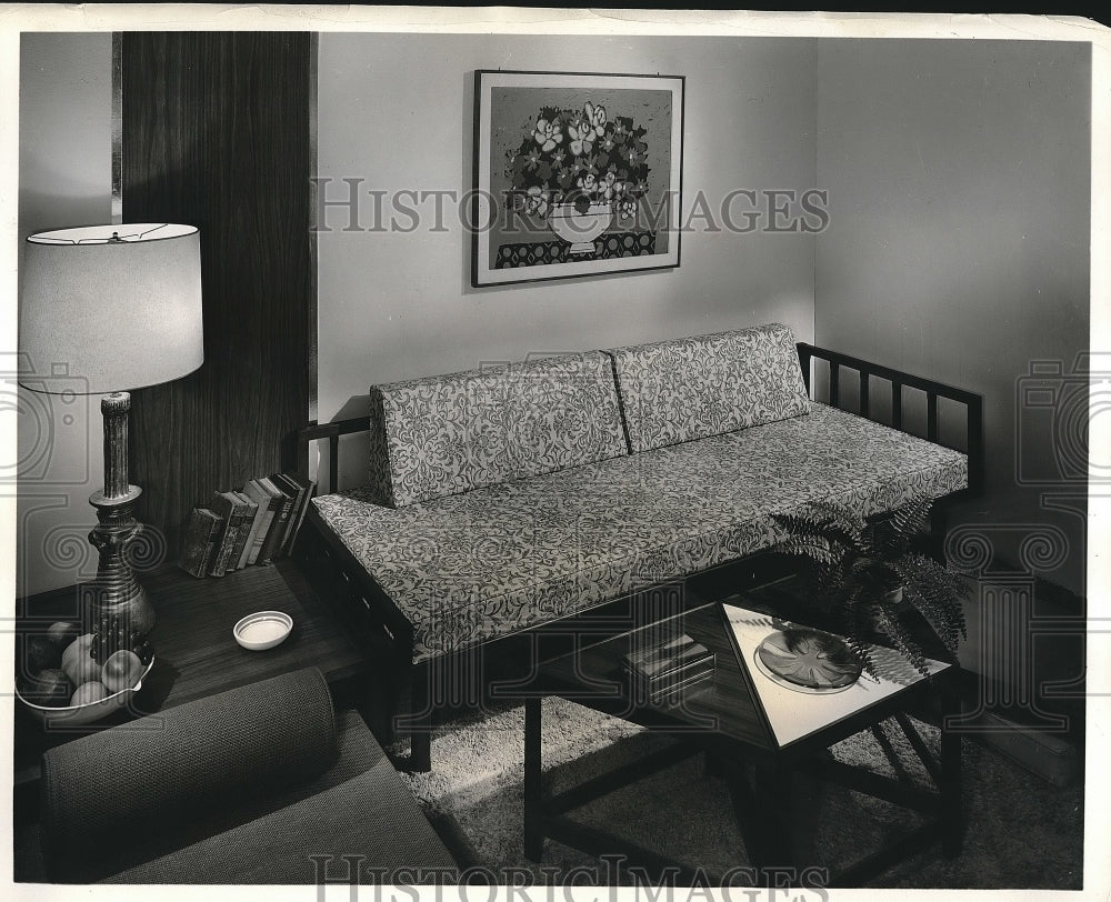 1962 Furniture by Jack Denst designs in Ill/  - Historic Images