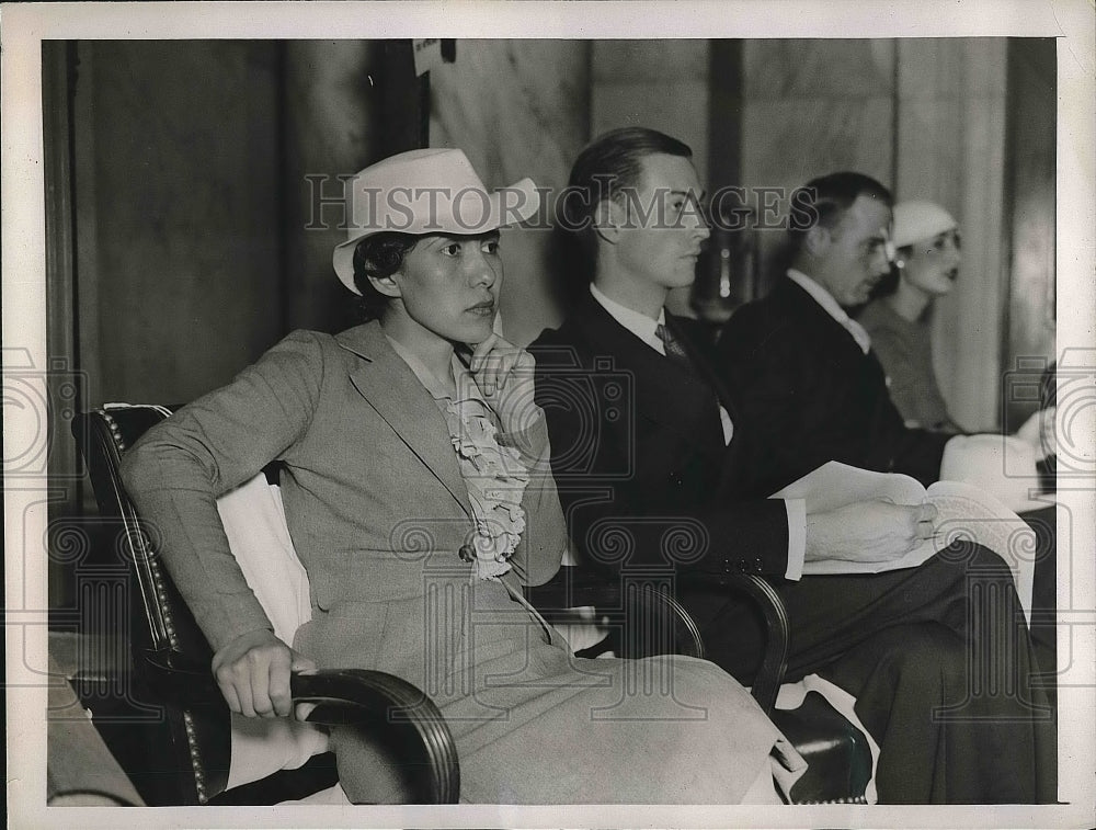 1937 Mrs Lupe Marshall & Rev Chester Fiske of Chicago  - Historic Images