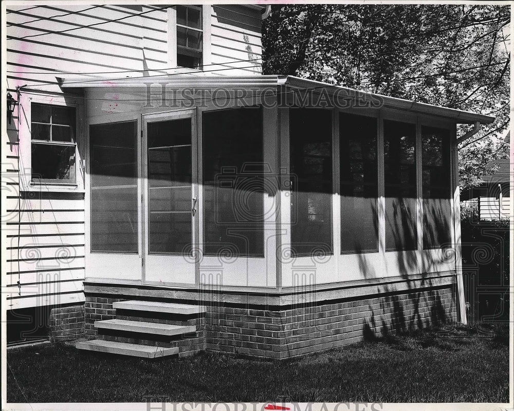 1966 Porch Enclosure, Owned by Stephen Messner  - Historic Images