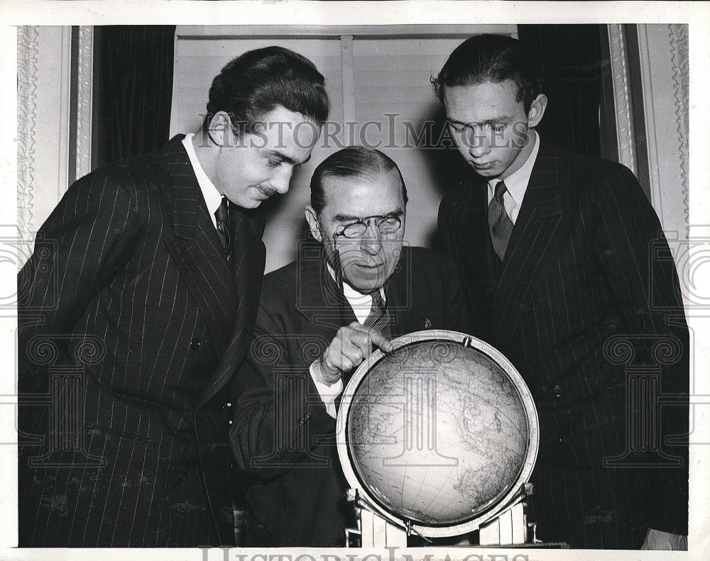 1942 Press Photo of 1940 Photo of Congressman Sol Bloom, Archduke Feli ...