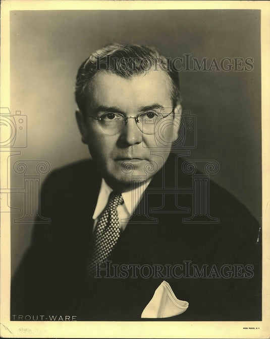 1959 Press Photo Thomas A. Burke, Politician from Ohio - nea71776 - Historic Images
