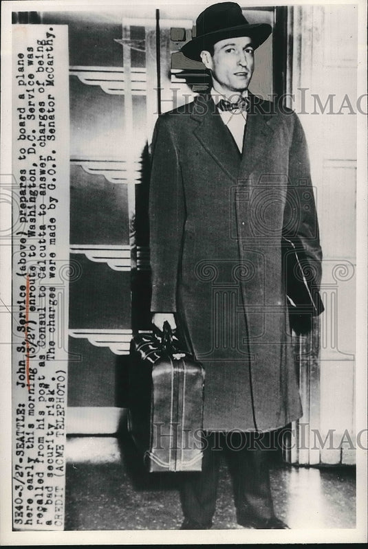 1950 John Service United States Consul  - Historic Images