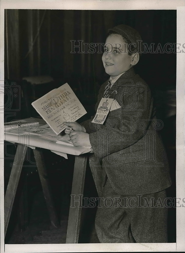 1936 Press Photo Leonard Weber at convention for press Association - nea71860 - Historic Images