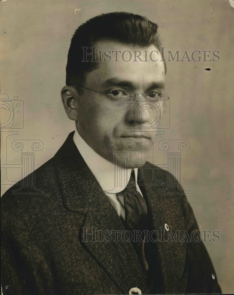 1919 Press Photo Dr. J. Semolunas posing for photo - nea71896 - Historic Images